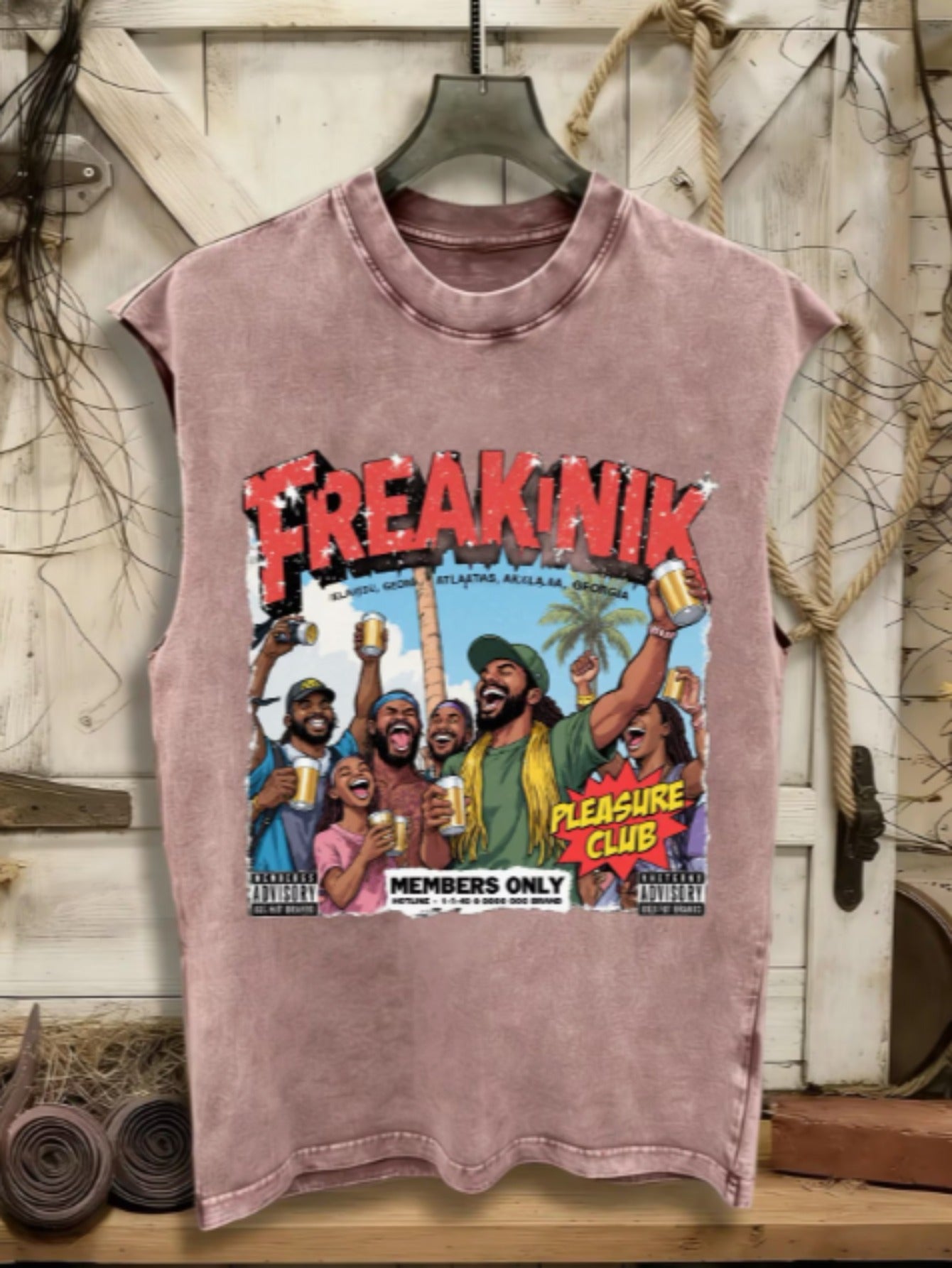 100% Cotton Vintage Y2K Retro Sleeveless T-Shirt