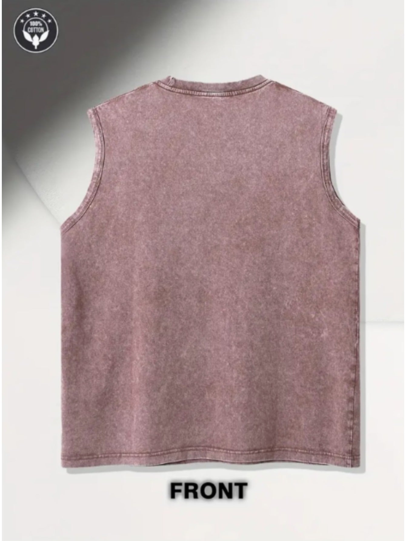 100% Cotton Vintage Y2K Retro Sleeveless T-Shirt