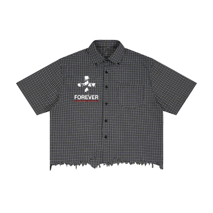 RAW PLAID SKULL