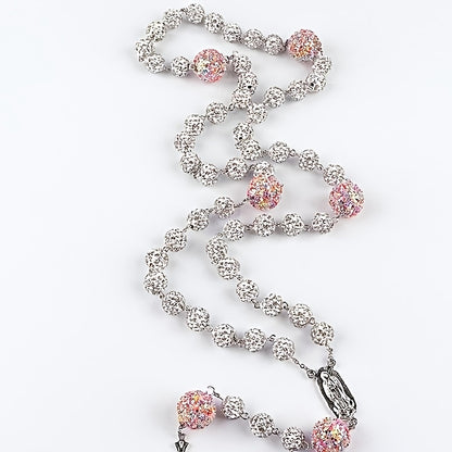 Rosary Necklace By Neves (colored Beads)