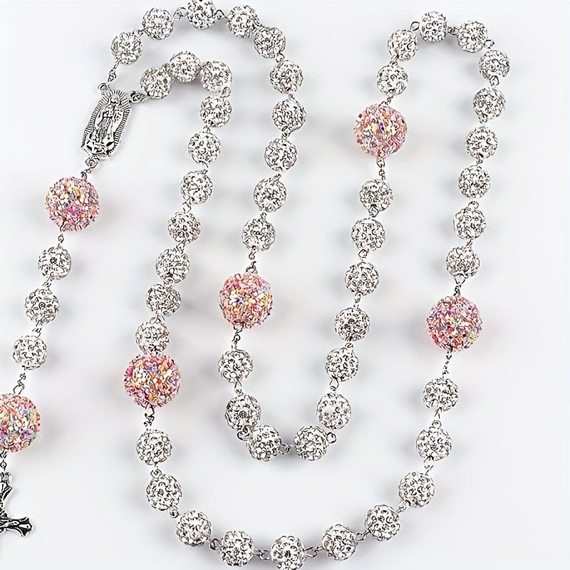 Rosary Necklace By Neves (colored Beads)