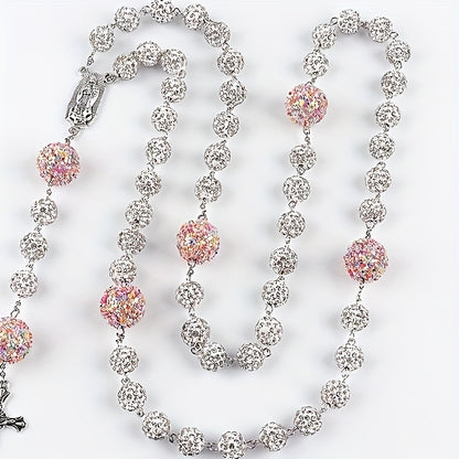 Rosary Necklace By Neves (colored Beads)