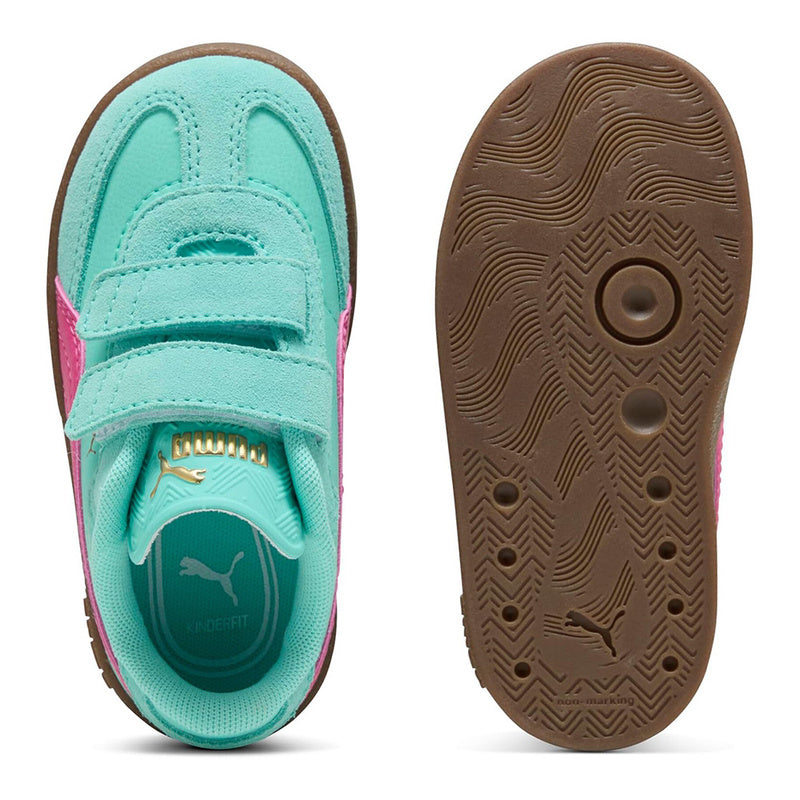 Toddler's Puma Club II Era V Aquatic-Puma Pink-Puma Gold (402308 04)