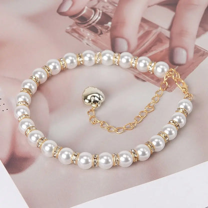 Anklets High Heels Decorations High Heel Ankle Chain Women Shoelaces High Heels Chain Pearl Heels Band High-heeled Shoes Straps