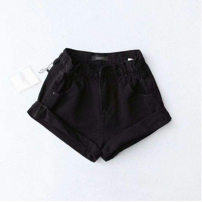 High-Waisted Wide-Leg Denim Shorts for Casual Style