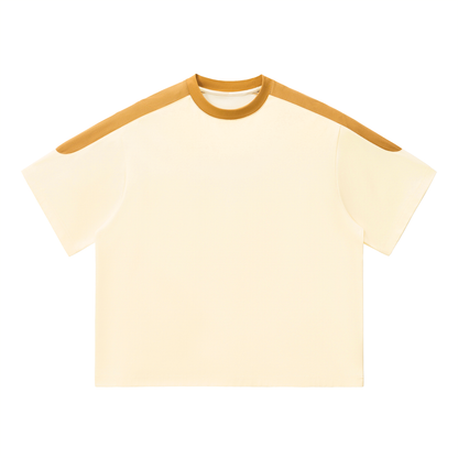 Unisex Color Block Oversized T-Shirt