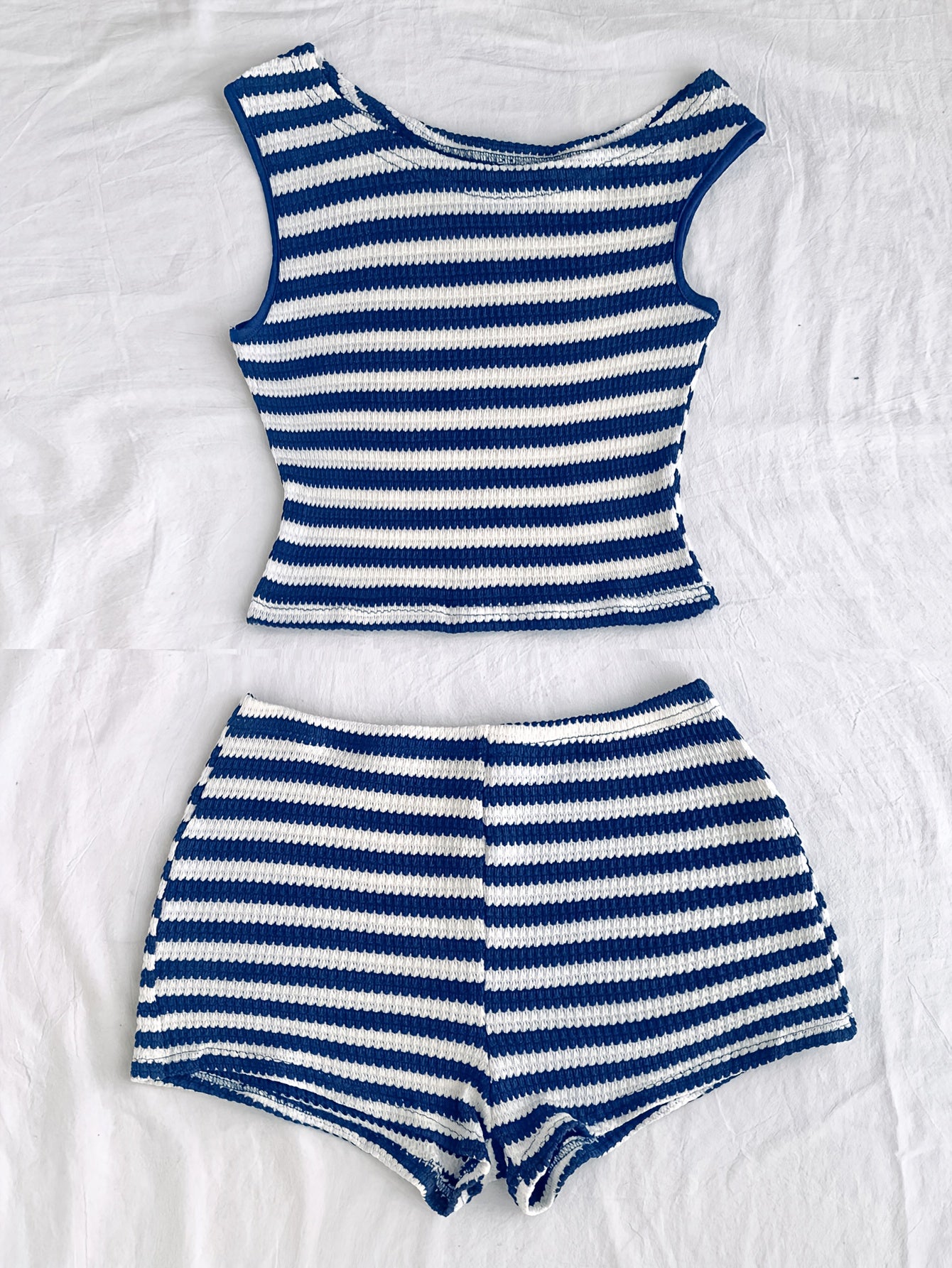 2pcs Top and Pants Set for Beach Vacation