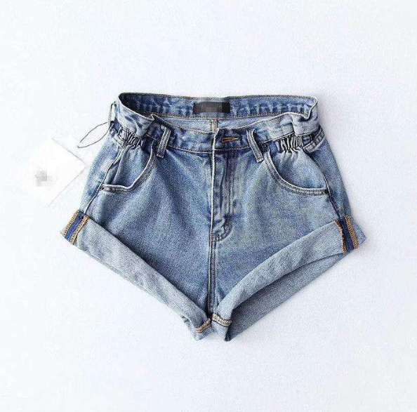 High-Waisted Wide-Leg Denim Shorts for Casual Style