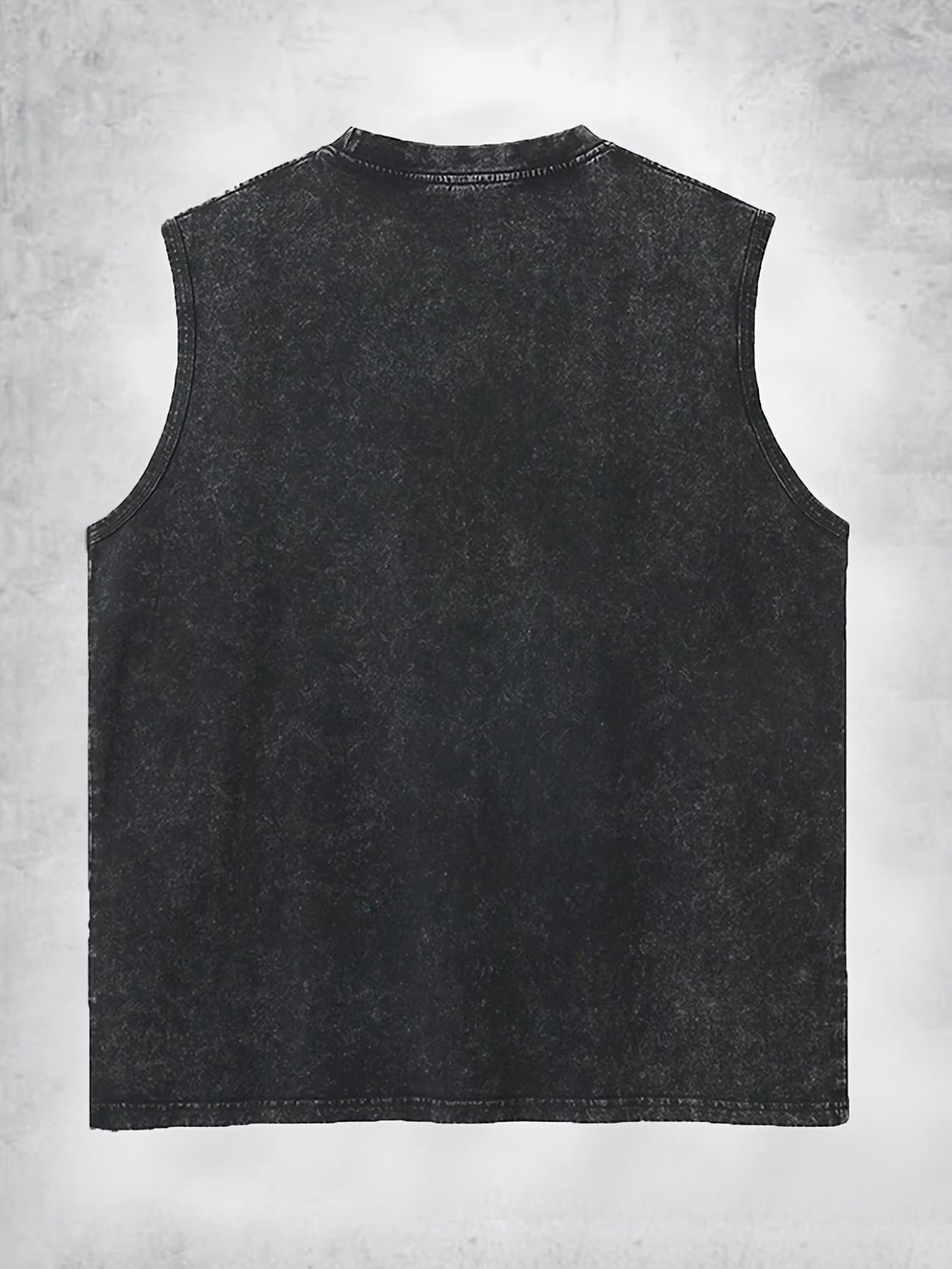 Teen Trendy 100 Percent Cotton Vintage Washed Sleeveless Tank Top Y2K Summer Vest Loose Breathable Athletic Cut Off Tee American High Street Ins Style Casual Outerwear Fitness Versatile God Plan Blindfolded Cupid Angel Graphic Print, for Teenager