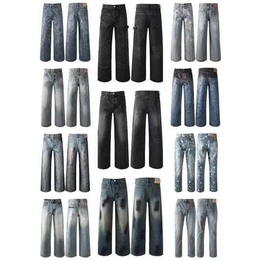 Fashionable Wide-Leg Casual Long Pants For Men
