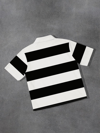 New Short Sleeve Short Shirt Trendy Men'S Clothing