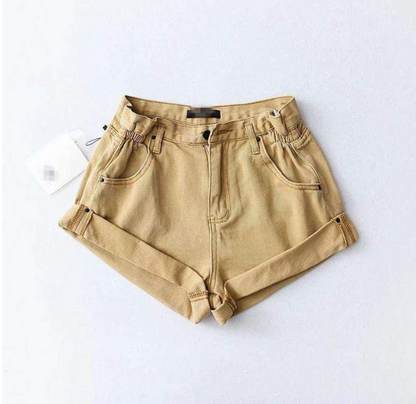 High-Waisted Wide-Leg Denim Shorts for Casual Style