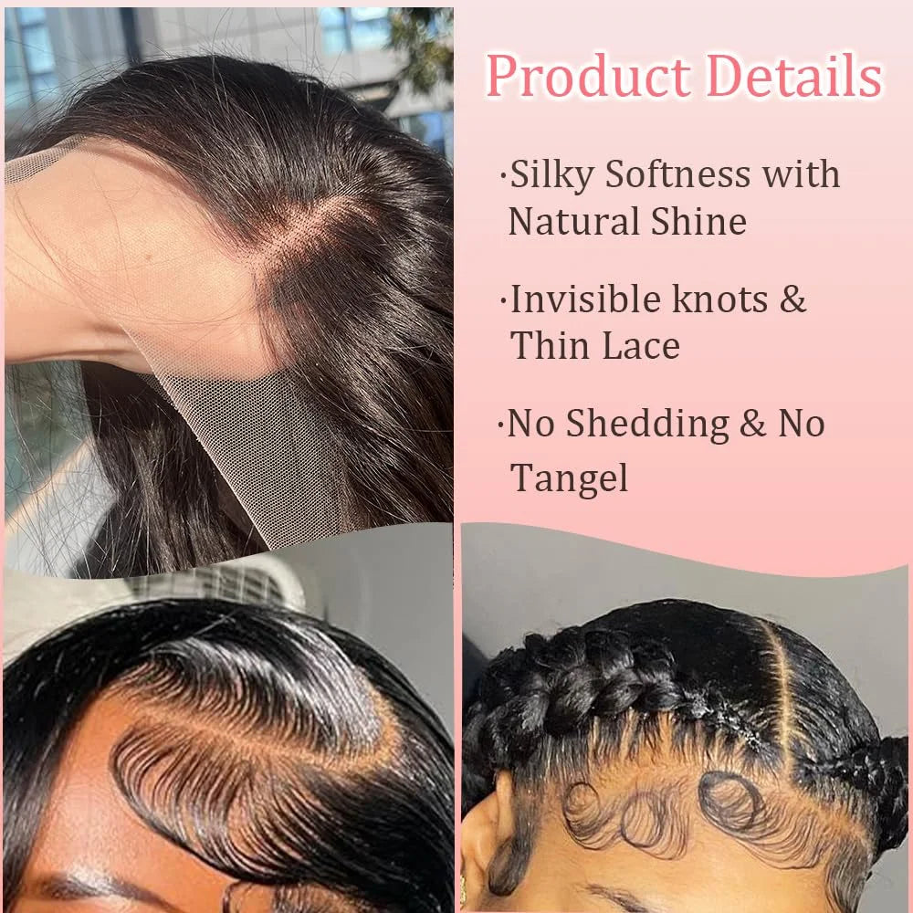 30 36 Inch 13x4 13x6 Body Wave Lace Front Wigs Human Hair 7x6 Max Lace Wig Pre plucked Brazilian Lace Frontal Human Hair Wigs
