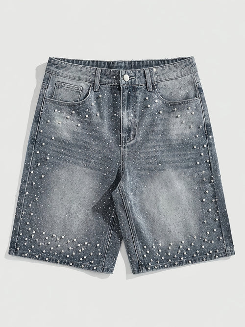 Full Diamond And Pearl Decoration, Streetwear Style, Y2K Retro