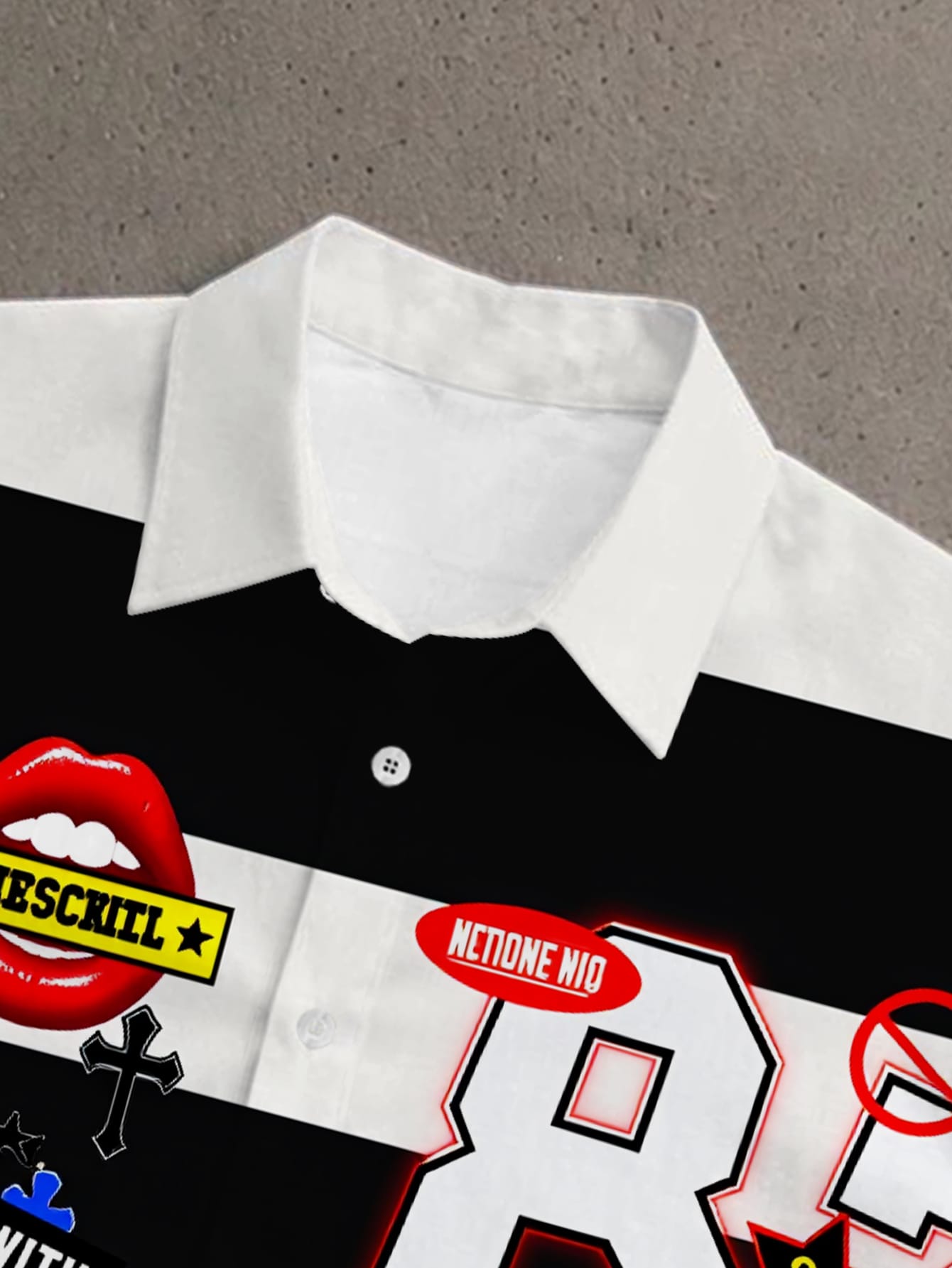 New Short Sleeve Short Shirt Trendy Men'S Clothing